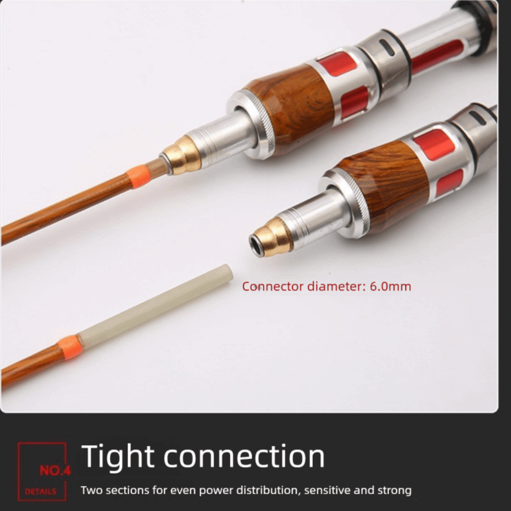 Fishing Rod Carbon Fiber - Canne à pêche spinning 4 sections,