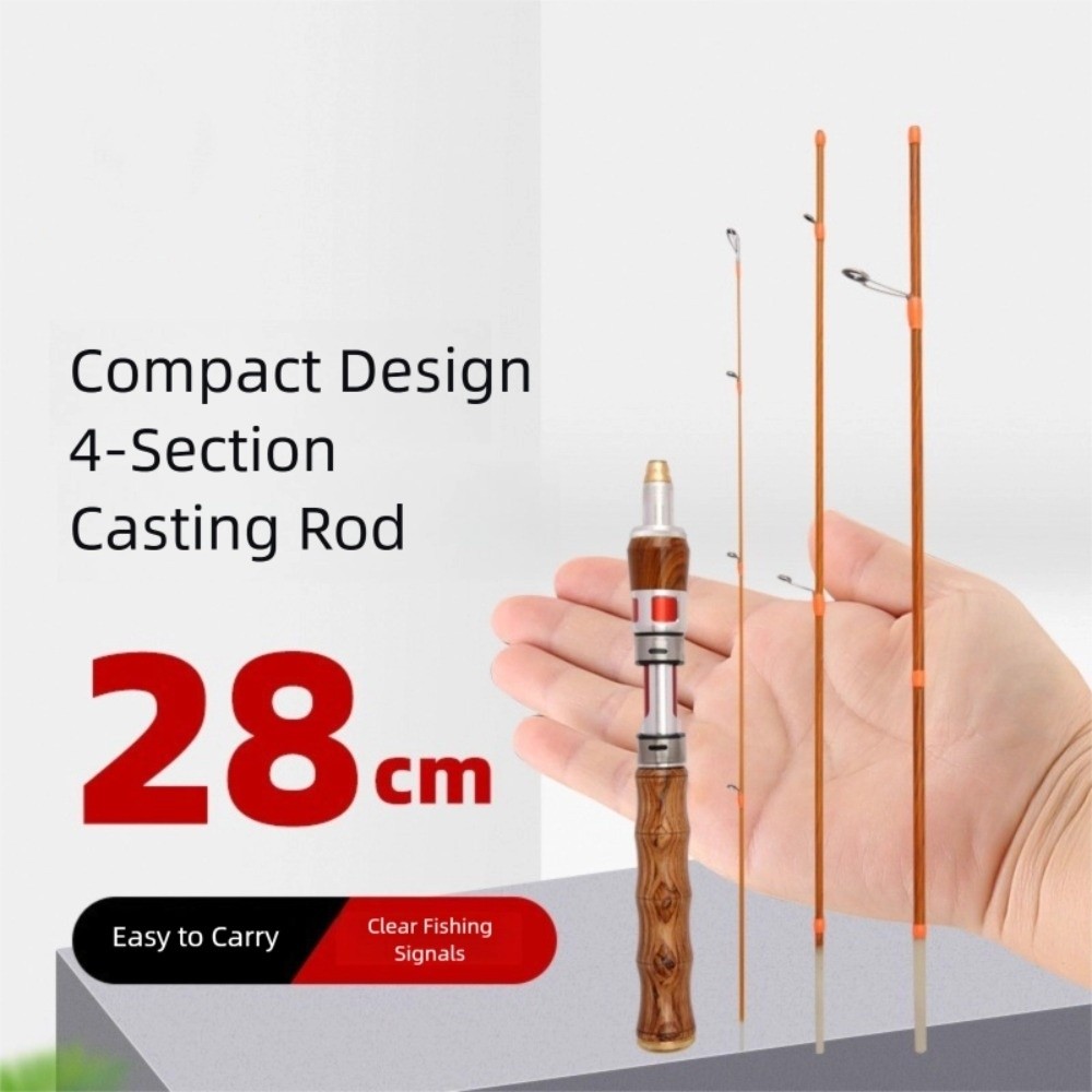 Fishing Rod Carbon Fiber - Canne à pêche spinning en 4