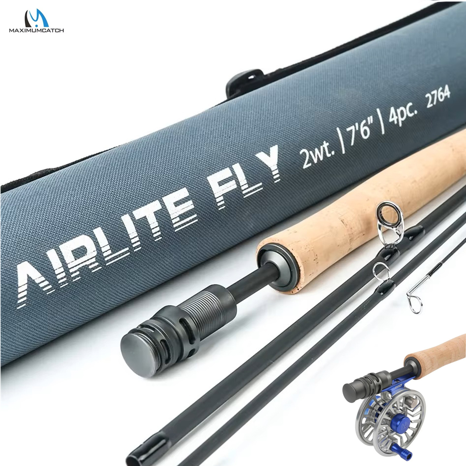 Fishing Rod Ice - MAXIMUMCATCH 7.5-10ft 2/3WT Airlite canne à